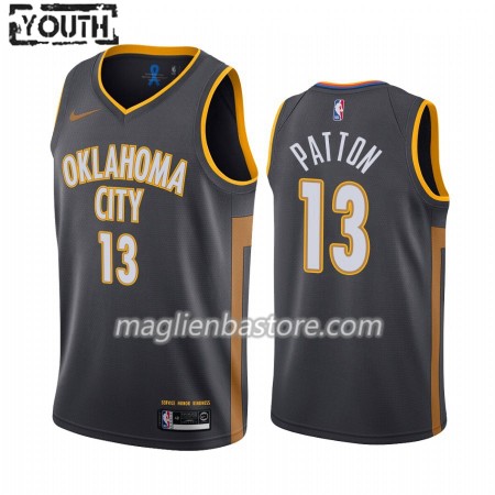Maglia NBA Oklahoma City Thunder Justin Patton 13 Nike 2019-20 City Edition Swingman - Bambino